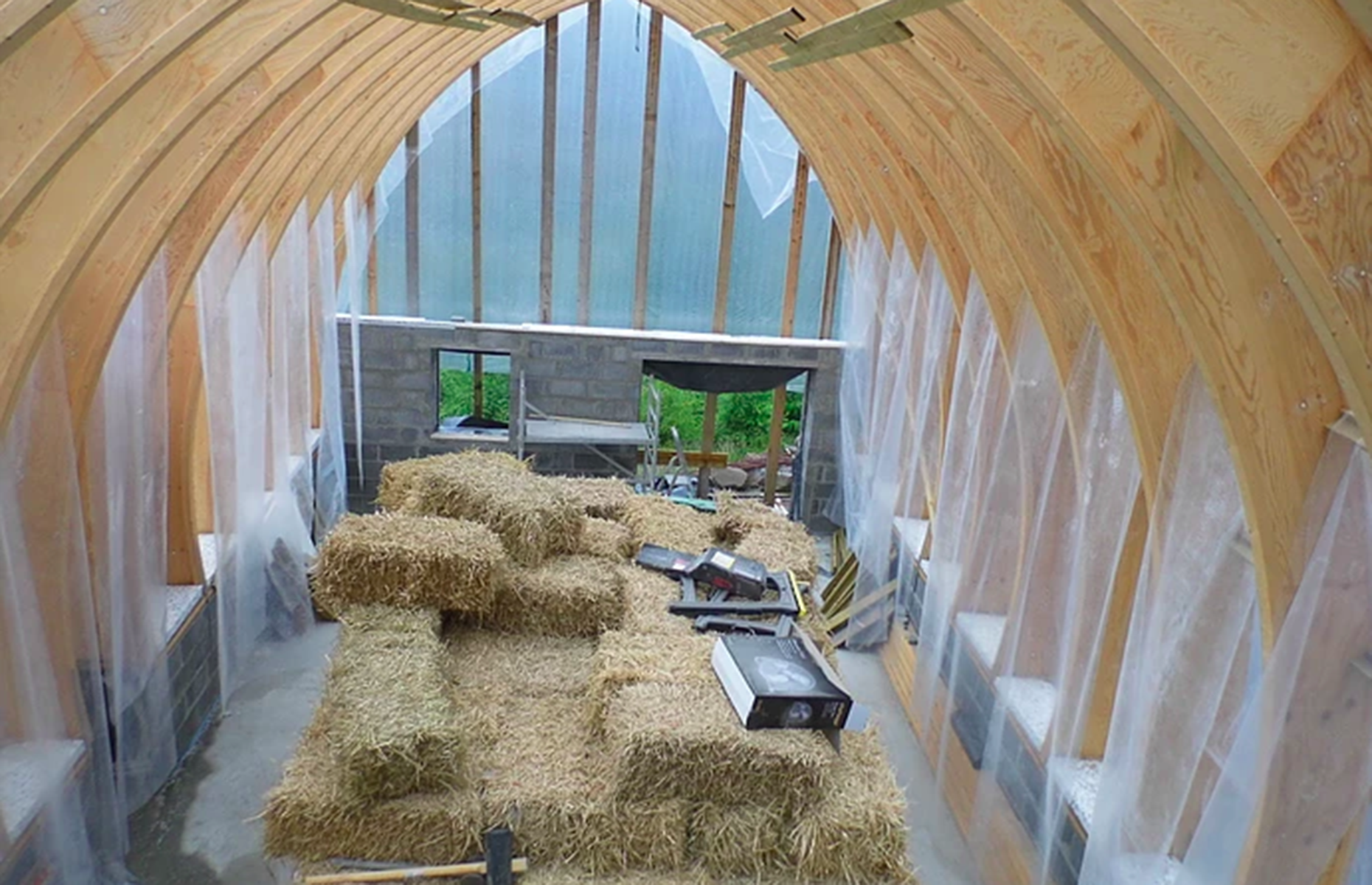 The Jill Strawbale House, Stronthian, Scotland